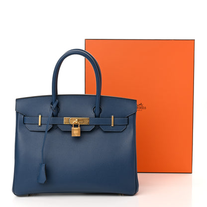 Hermes Epsom Birkin 30 Deep Bleu 11 of 11