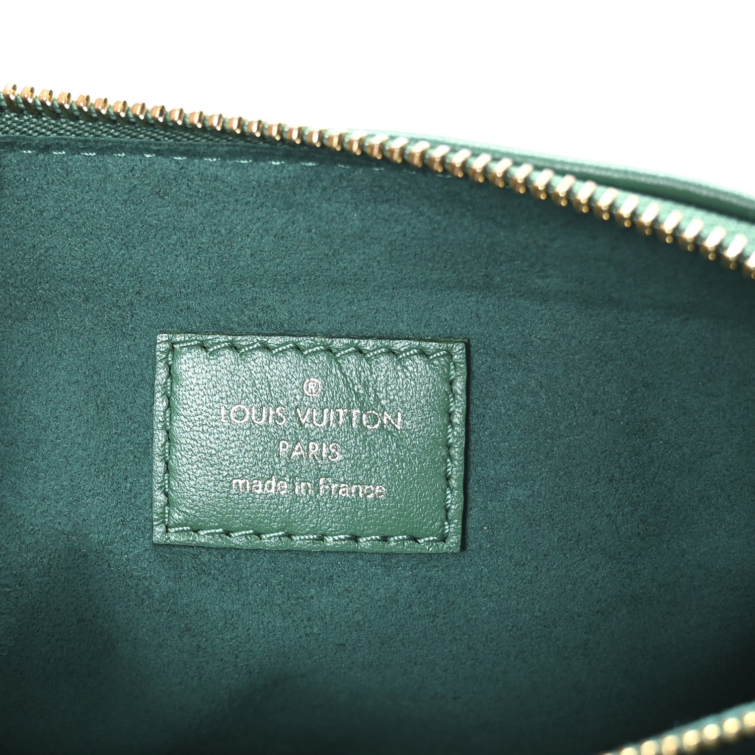 Louis Vuitton Lambskin Embossed Monogram Coussin BB Emeraude 6 of 10