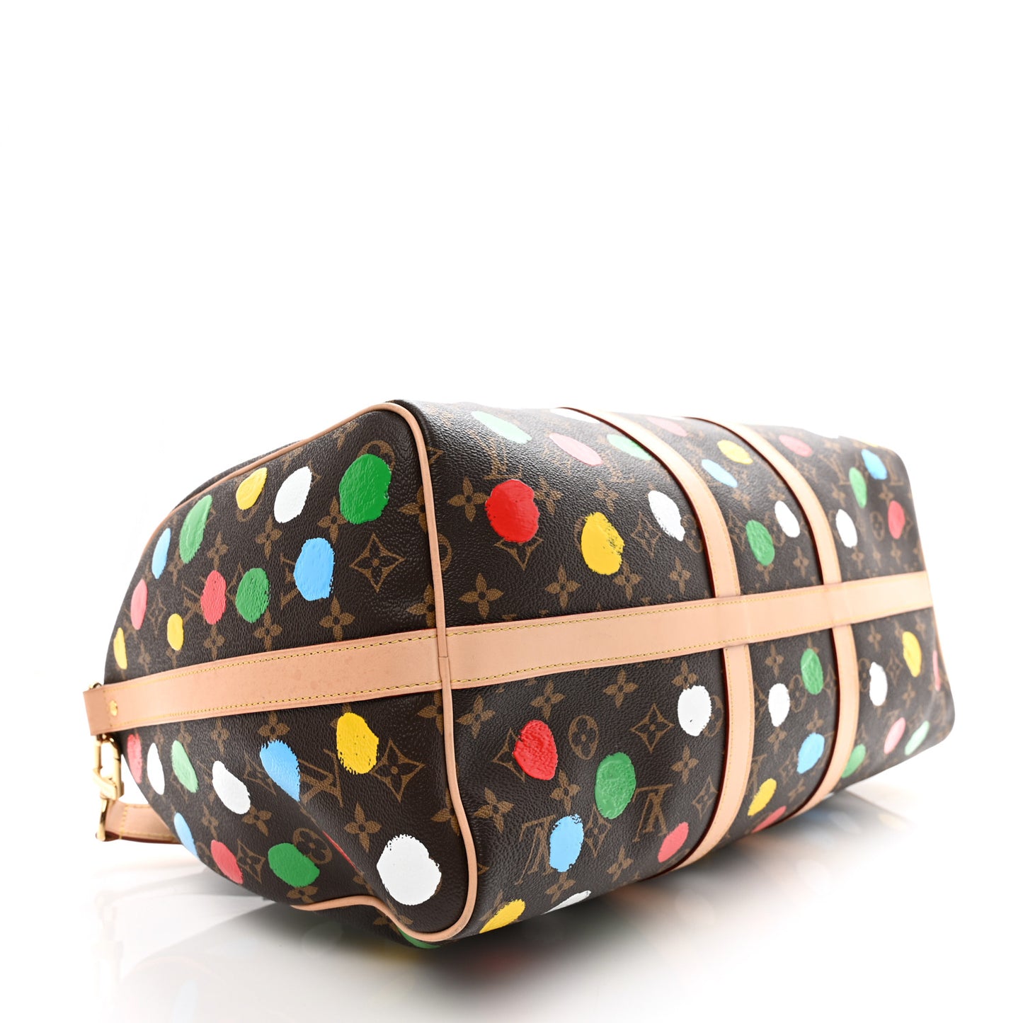 LV X YK Monogram Dots Keepall Bandouliere 45