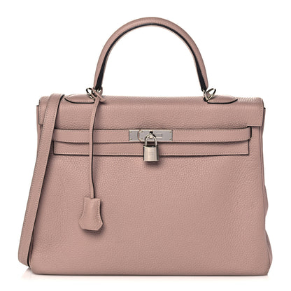 Hermes Togo Kelly Retourne 35 Glycine 1 of 13
