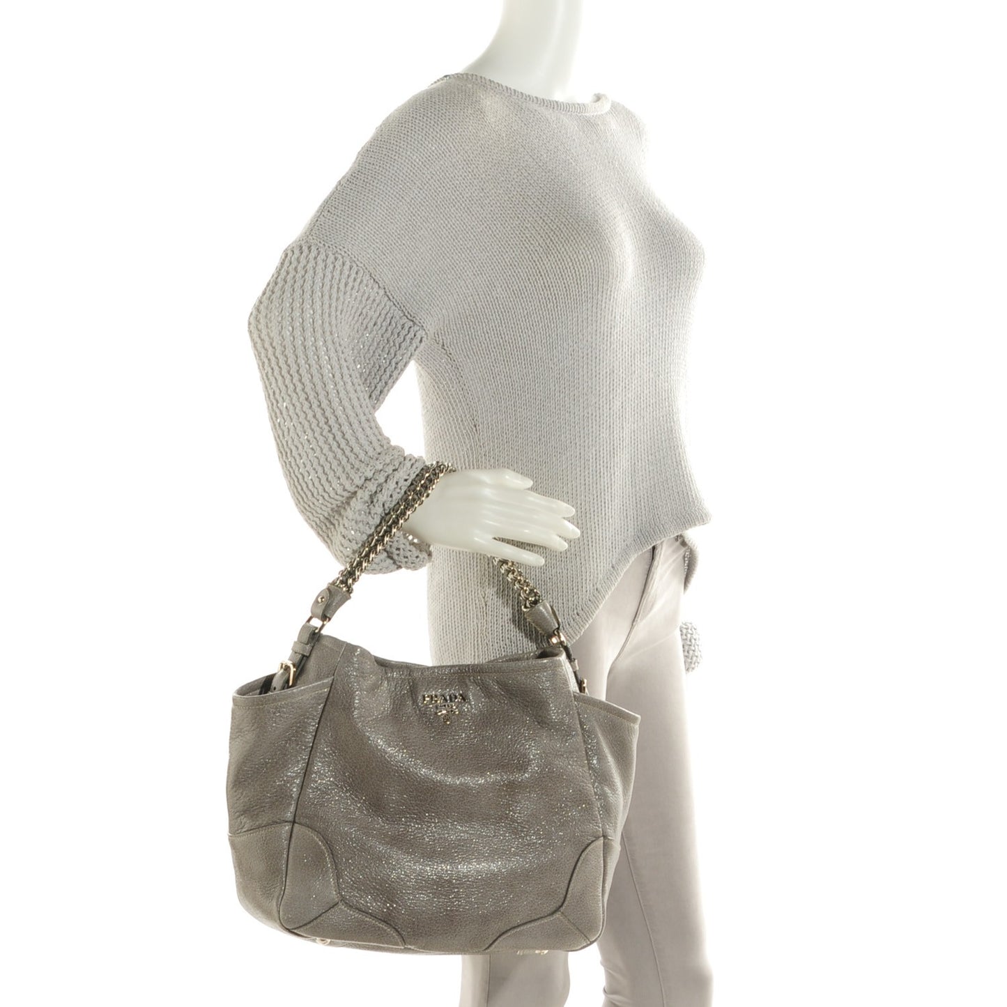 Cervo Lux Chain Shoulder Bag Astro