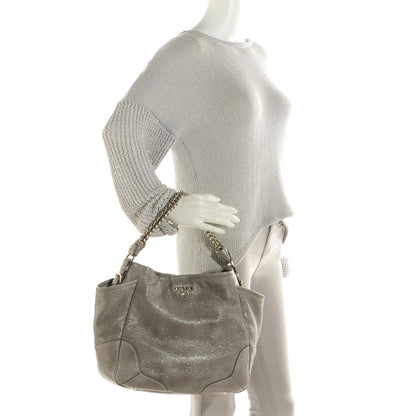 Prada Cervo Lux Chain Shoulder Bag Astro 2 of 8