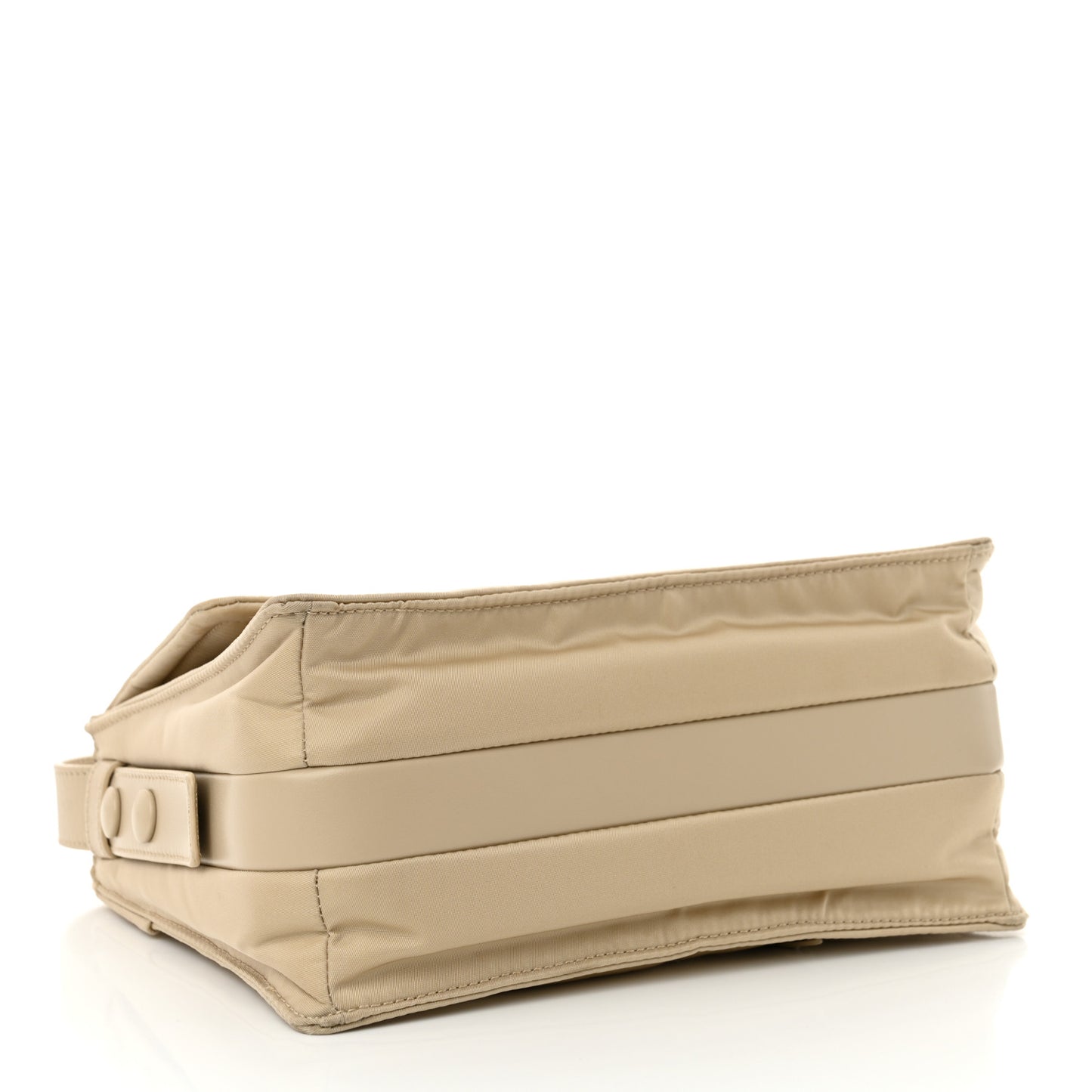 Re-Nylon Vitello Padded Small Flap Shoulder Bag Deserto