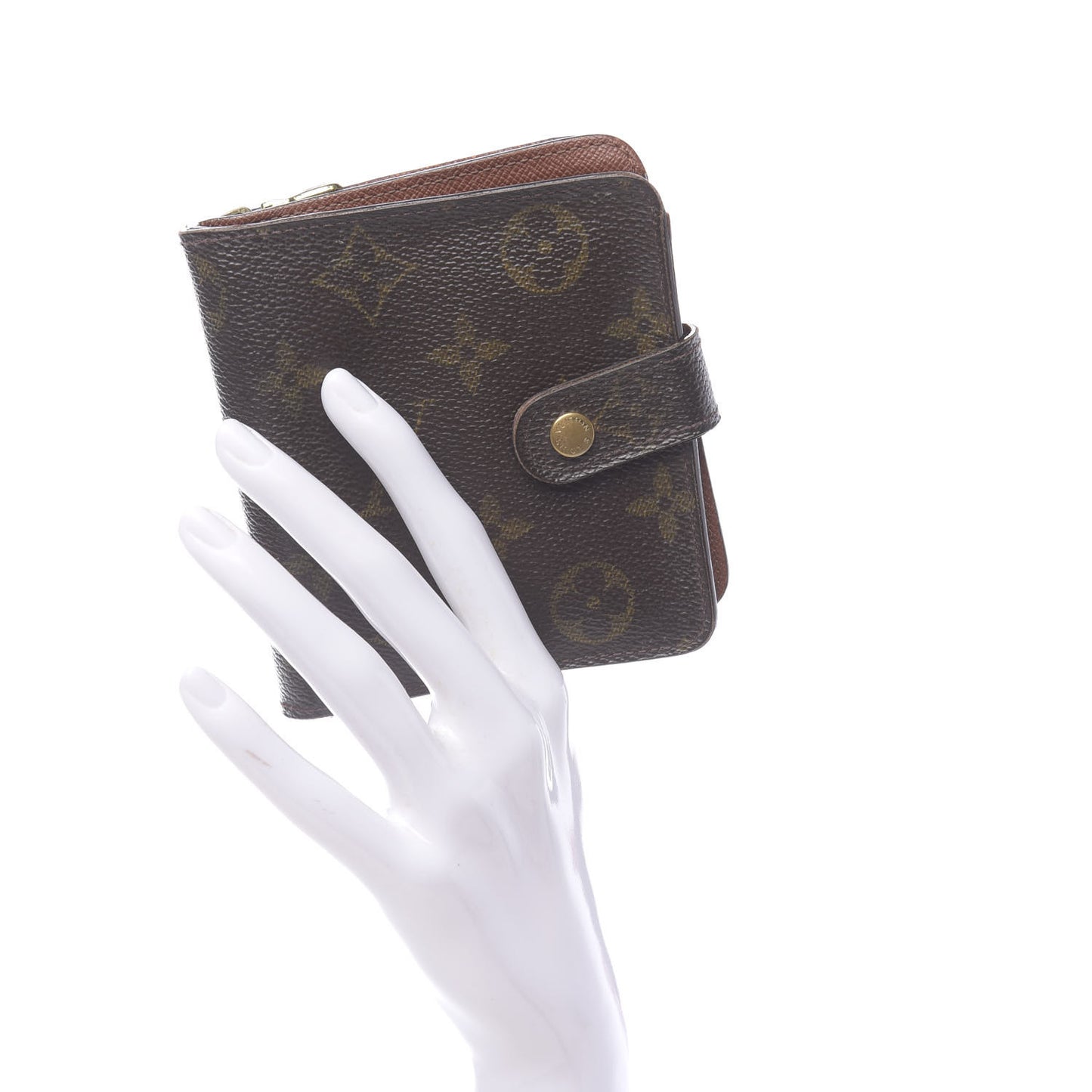 Monogram Compact Zippe Zipped Wallet