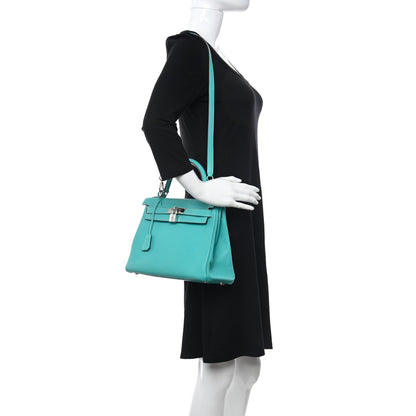 Hermes Togo Kelly Retourne 28 Lagon 2 of 10