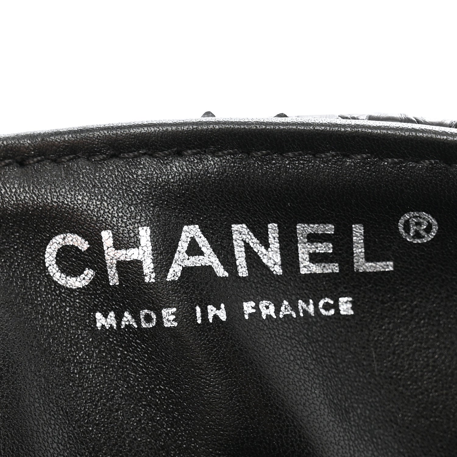 Chanel Metallic Snakeskin Sequin Flap Black 6 of 14