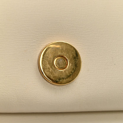 Gucci Calfskin Small Arli Flap Shoulder Bag Mystic White 12 of 12