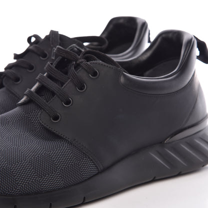 Louis Vuitton Calfskin Mesh Damier Fastlane Low Sneakers 10 Black 11 of 13