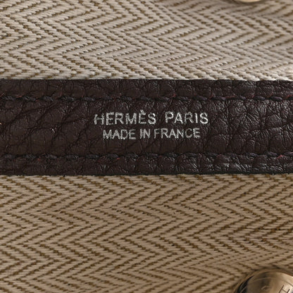 Hermes Negonda Garden Party Tote 30 TPM Bordeaux 6 of 10