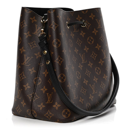 Louis Vuitton Monogram Neonoe MM Black 3 of 5
