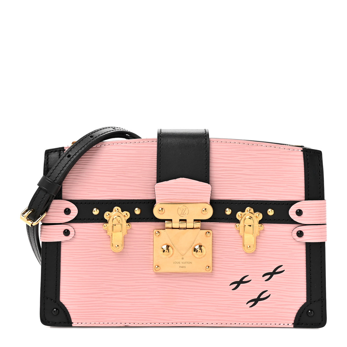 Louis Vuitton Epi Trunk Clutch Rose Ballerine 1 of 10
