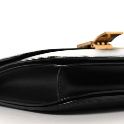 Celine Box Calfskin Medium Classic Box Flap Bag Black 9 of 10