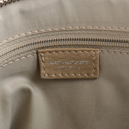 Burberry Calfskin Horn Toggle Tote Beige 6 of 7