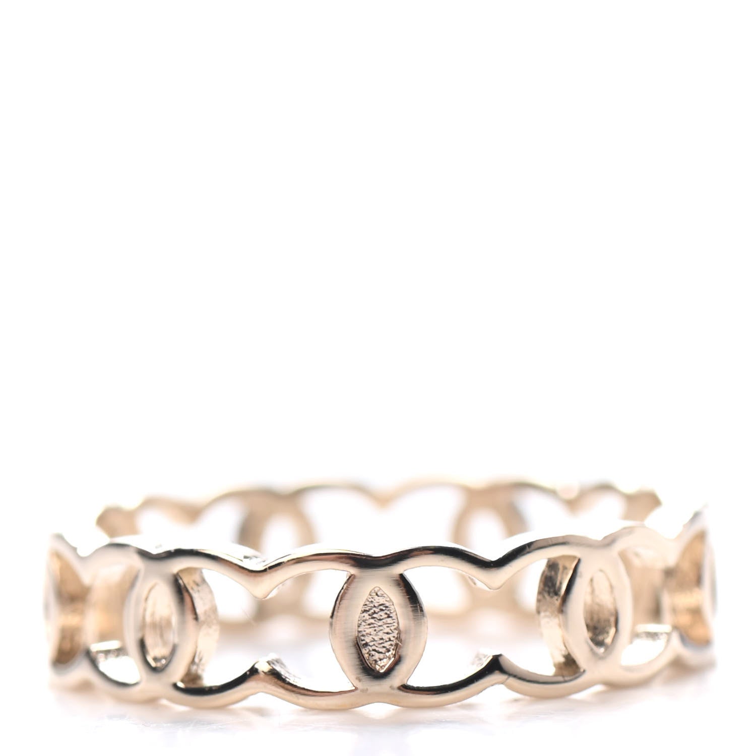 Chanel Metal CC Ring 7 Gold 2 of 3