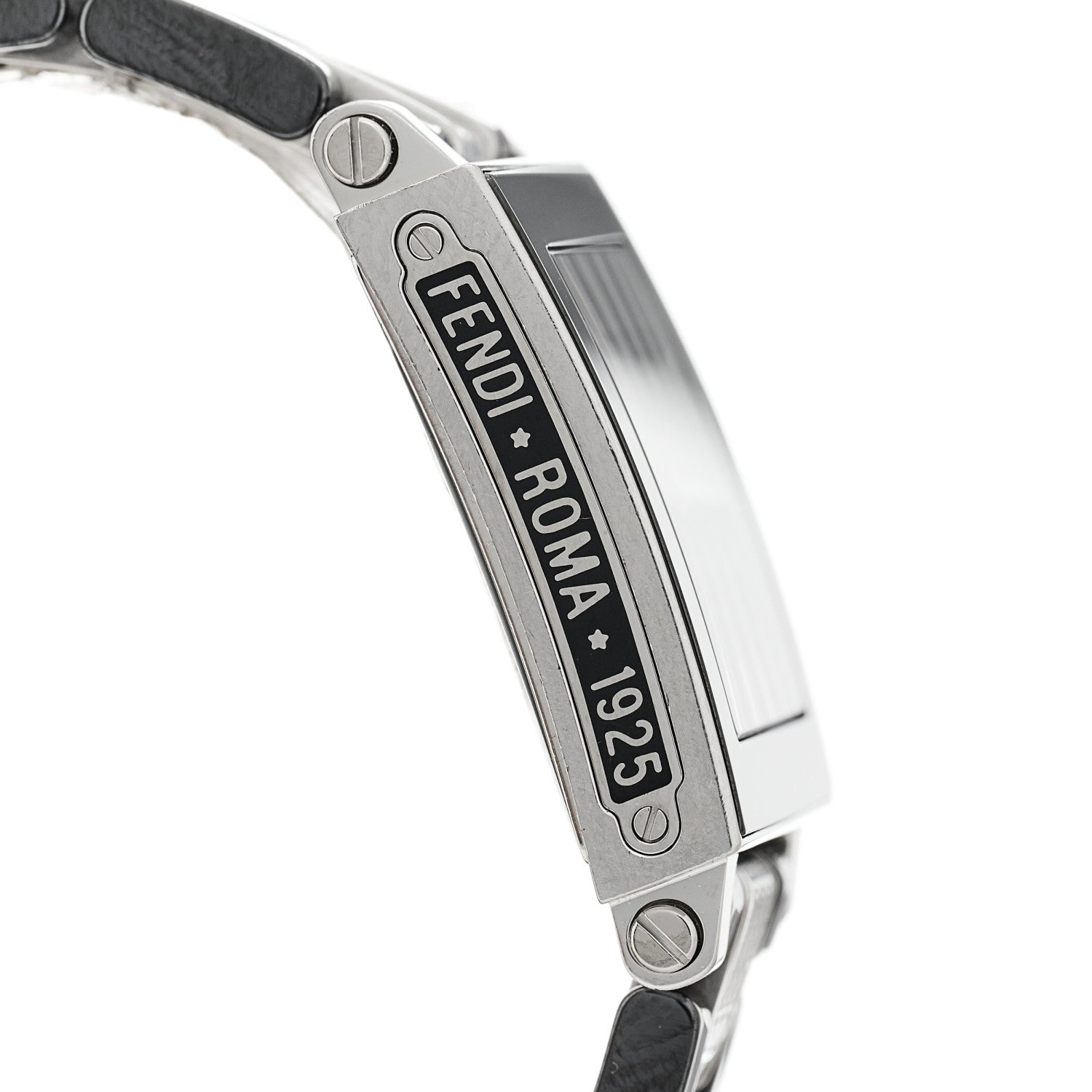 Fendi Stainless Steel Ceramic 30mm Orologi Quartz Watch Black 3 of 5