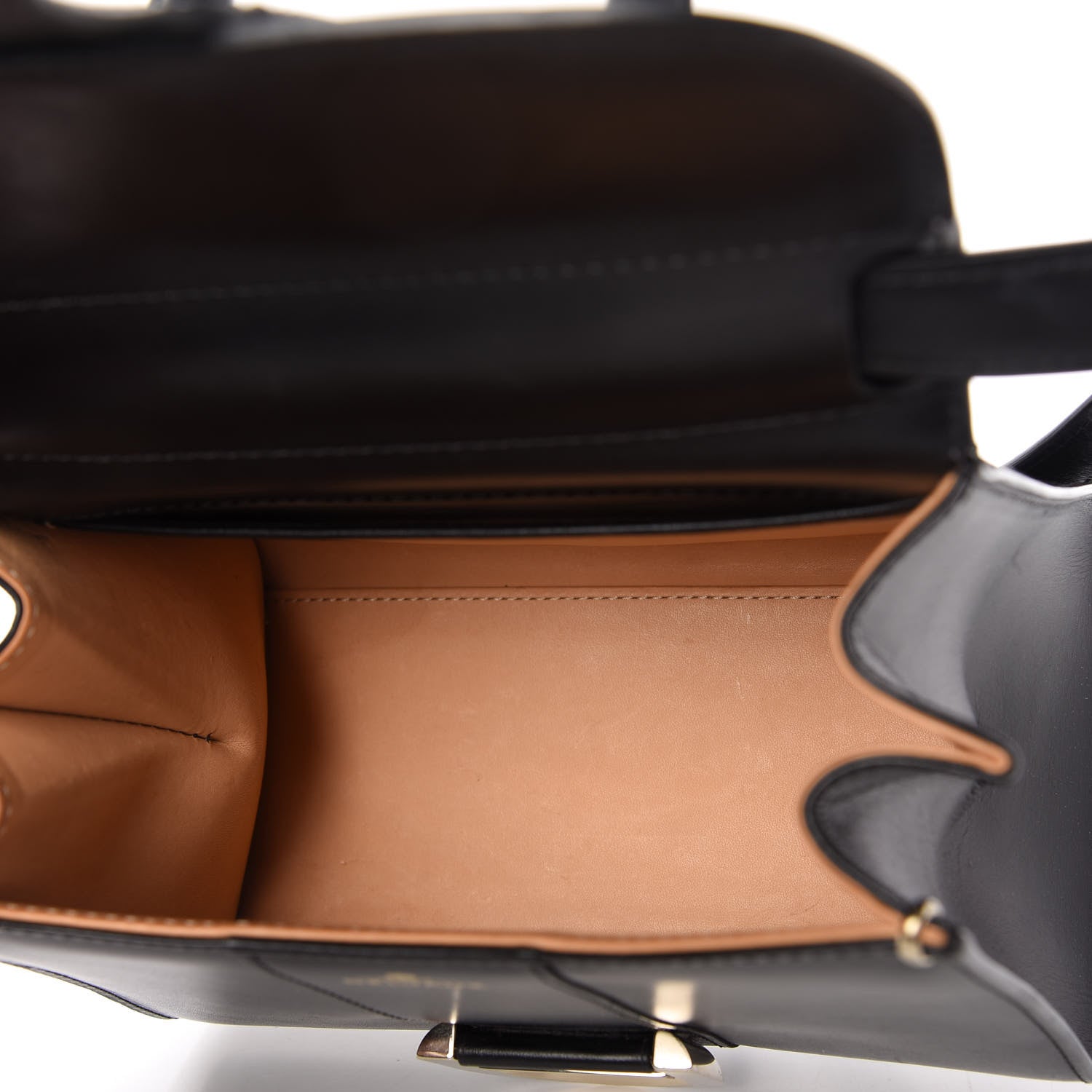 Delvaux Box Calfskin Mini Brillant Satchel Black 5 of 10