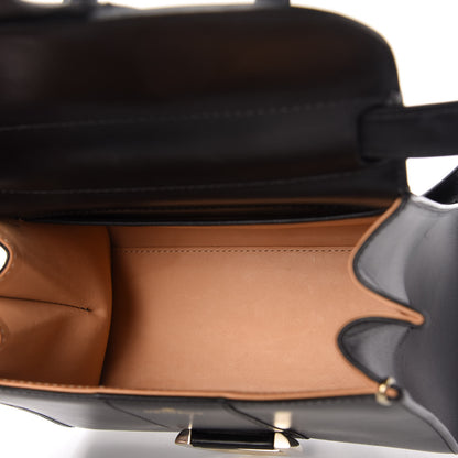Delvaux Box Calfskin Mini Brillant Satchel Black 5 of 10