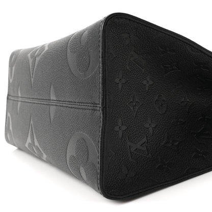 Louis Vuitton Empreinte Monogram Giant Onthego MM Black 9 of 9