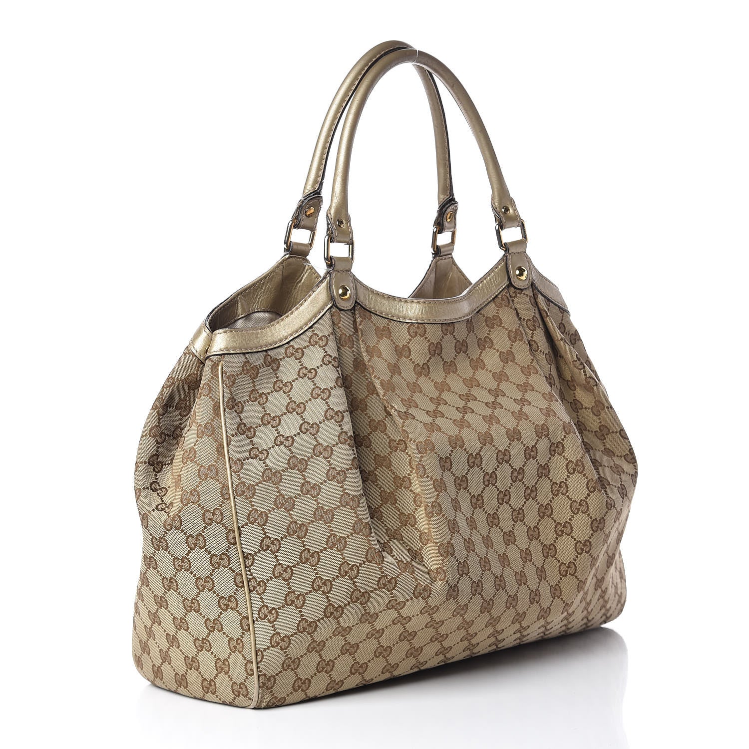 Gucci Monogram Large Sukey Tote Champagne 3 of 26