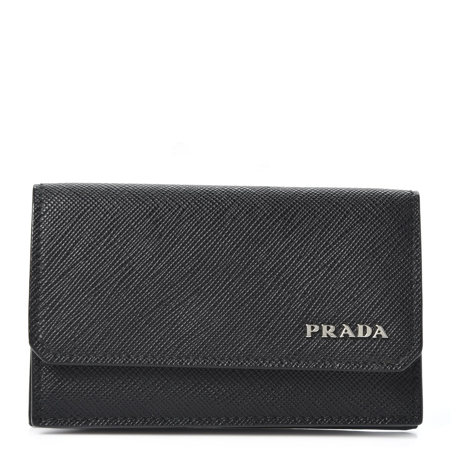 Saffiano Card Holder Black
