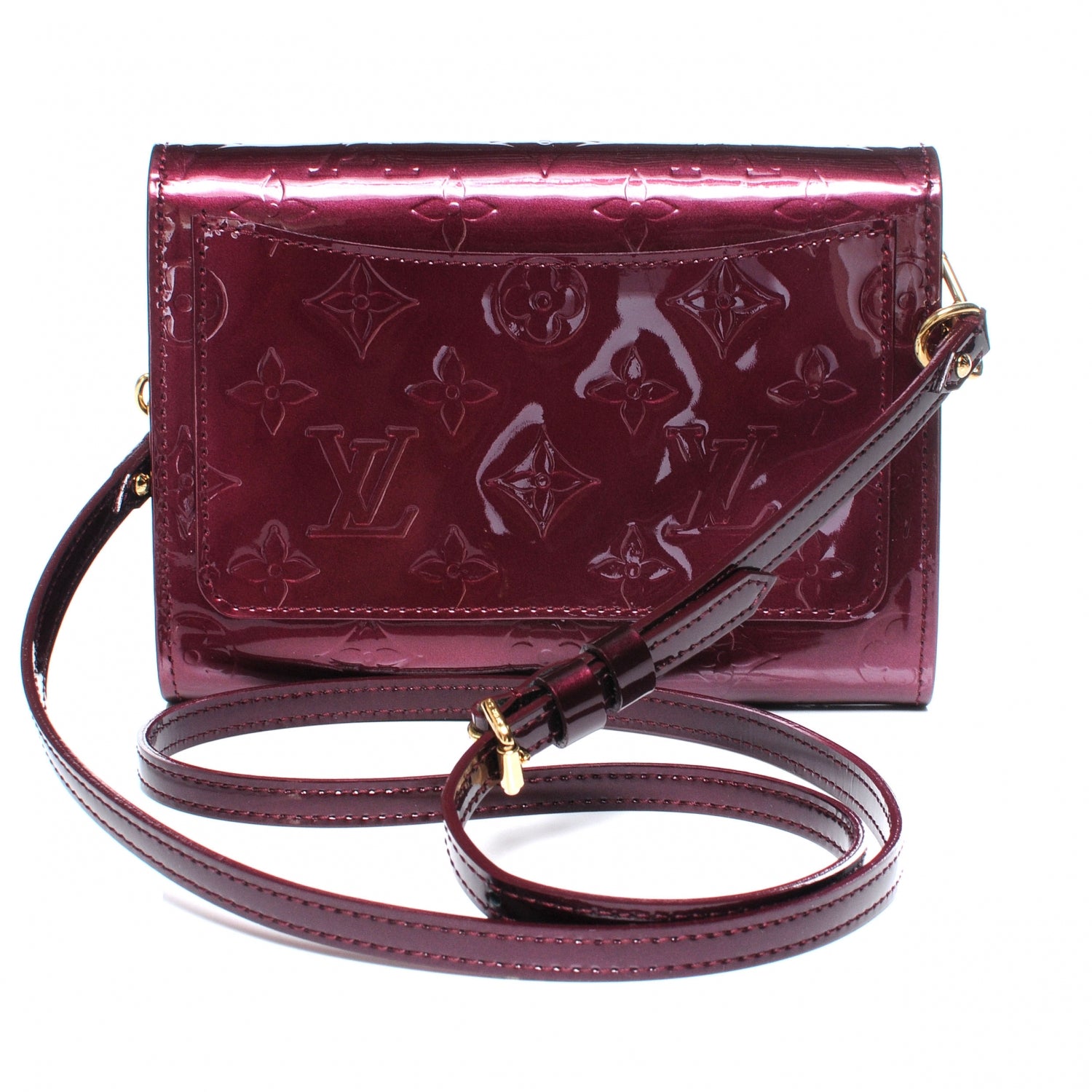 Louis Vuitton Vernis Rossmore PM Rouge Fauviste 3 of 7