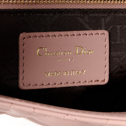 Christian Dior Lambskin Cannage Small My ABCDior Lady Dior Blush 6 of 10