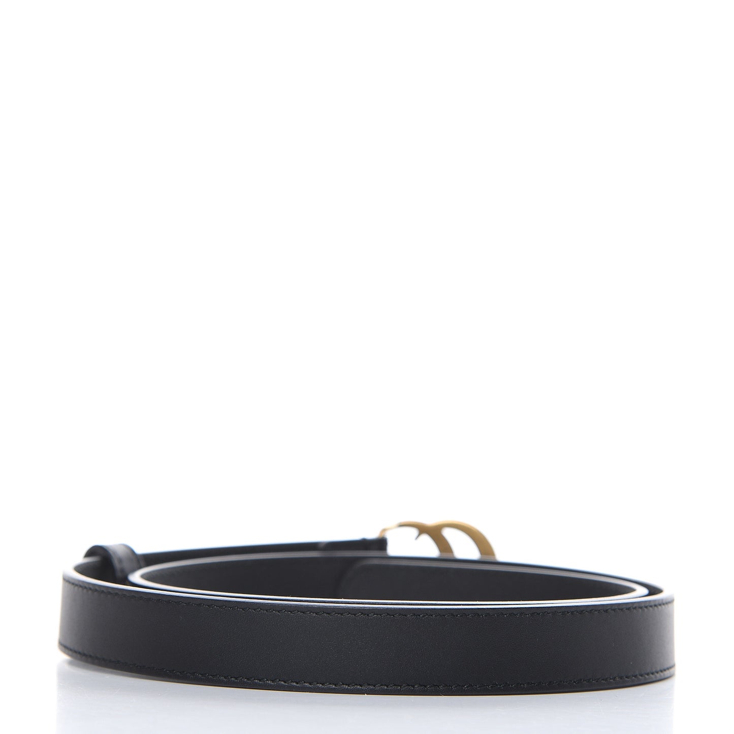 Calfskin Double G 20mm Belt 75 30 Black