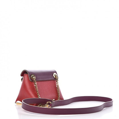 Chloe Calfskin Mini Clare Shoulder Bag Red 3 of 7