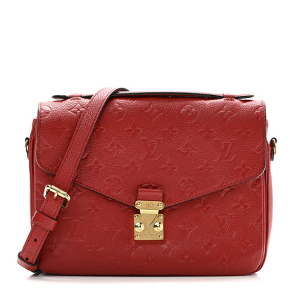 Louis Vuitton Empreinte Pochette Metis Cherry 1 of 9