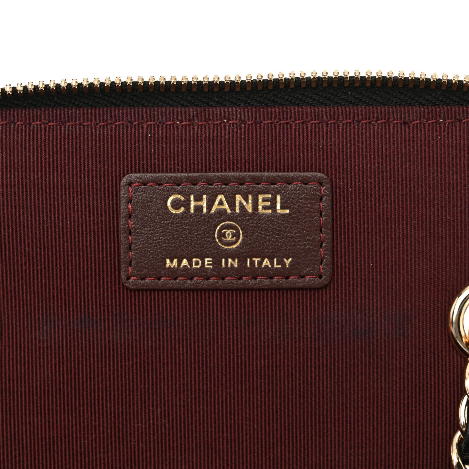Chanel Lambskin Quilted Small Vanity Case With Chain Black Black 6 of 11