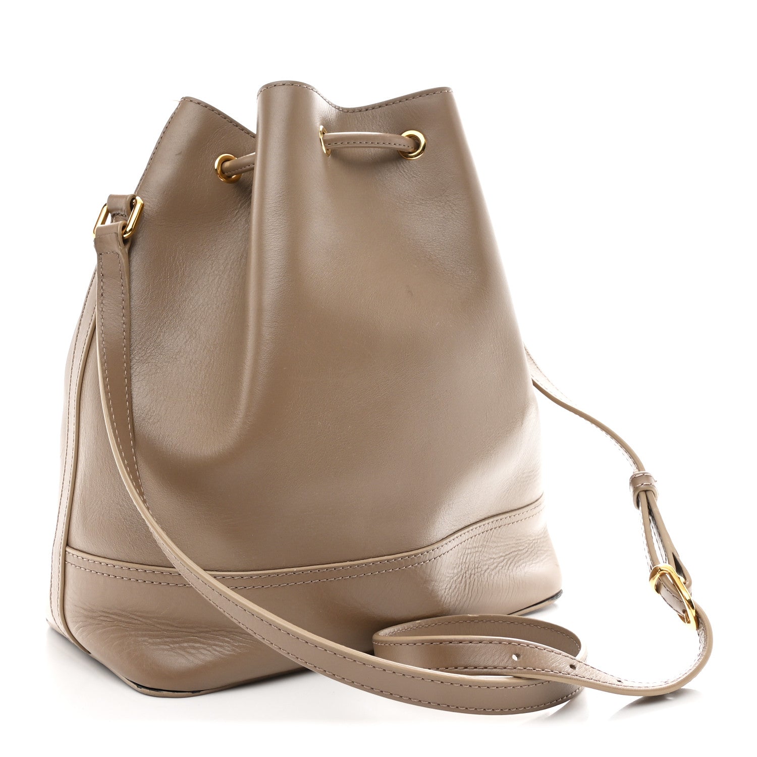 Khaite Calfskin Cecilia Bucket Bag Beige 3 of 10