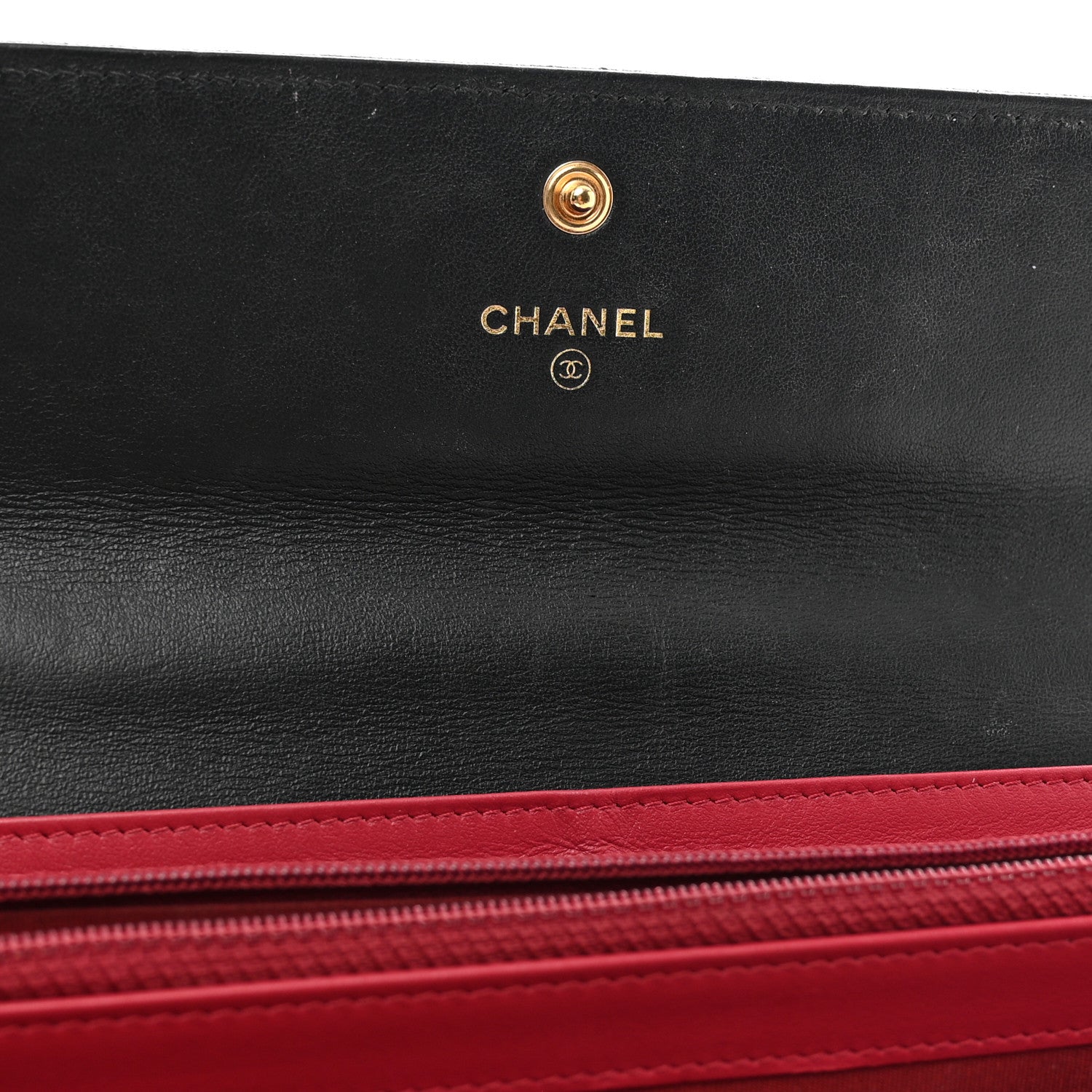 Chanel Lambskin Quilted Chanel 19 Flap Wallet Black 9 of 9