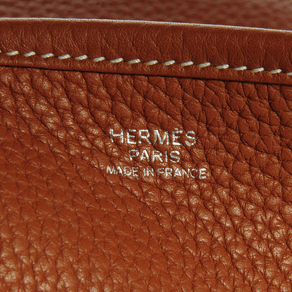 Hermes Taurillon Clemence Evelyne III GM Gold 5 of 8