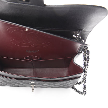 Chanel Caviar Quilted Jumbo Double Flap Black 4 of 8