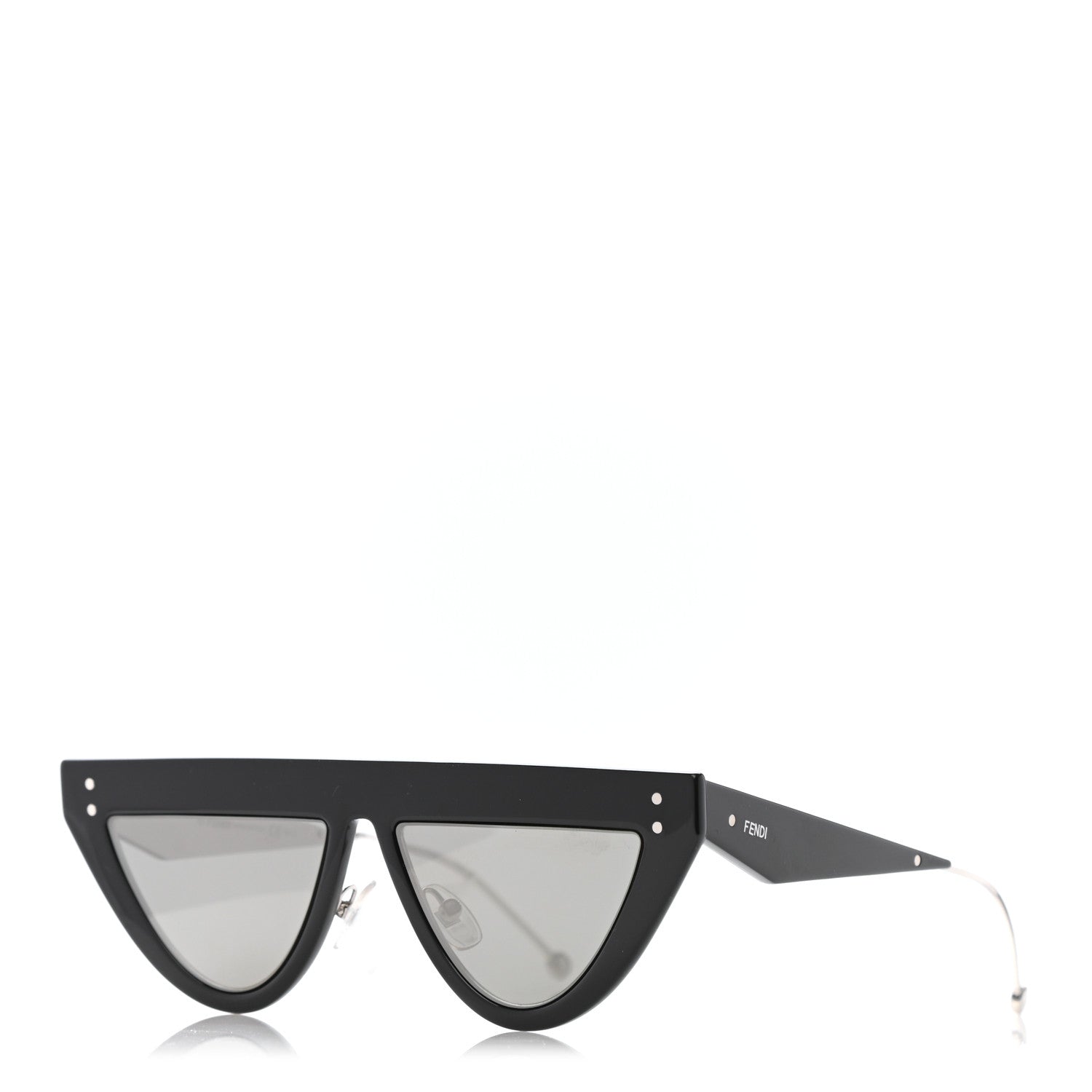 Fendi Acetate Metal Defender Sunglasses FF 0371/S Black 1 of 5