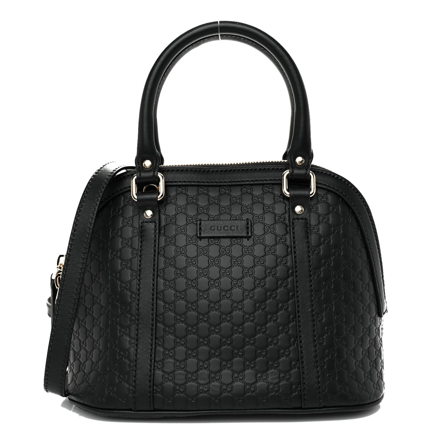 Microguccissima Mini Dome Bag Black