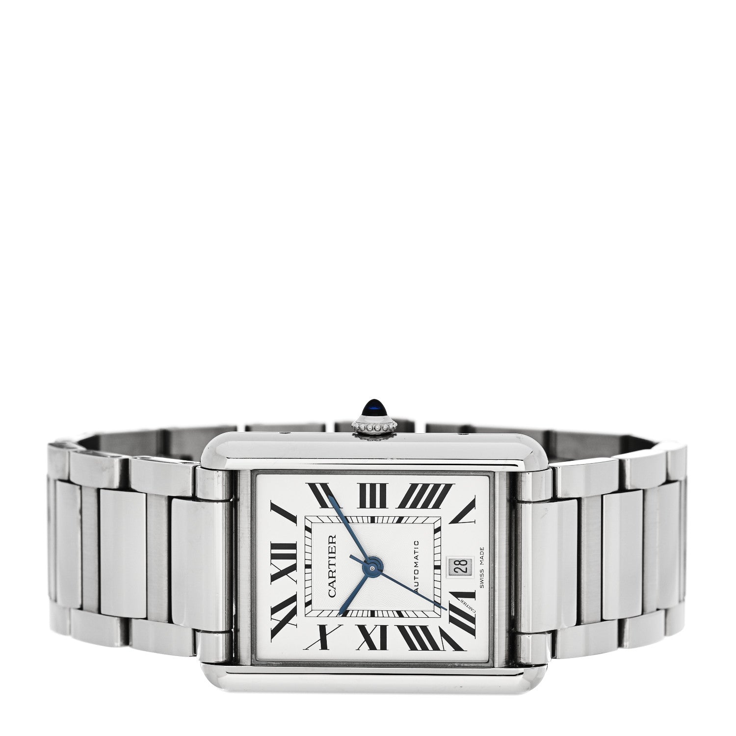 Cartier Stainless Steel 31mm Tank Solo Automatic Watch 2 of 5