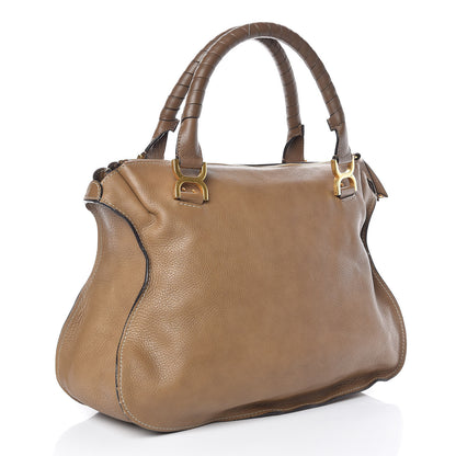 Chloe Calfskin Large Marcie Satchel Nut 3 of 18