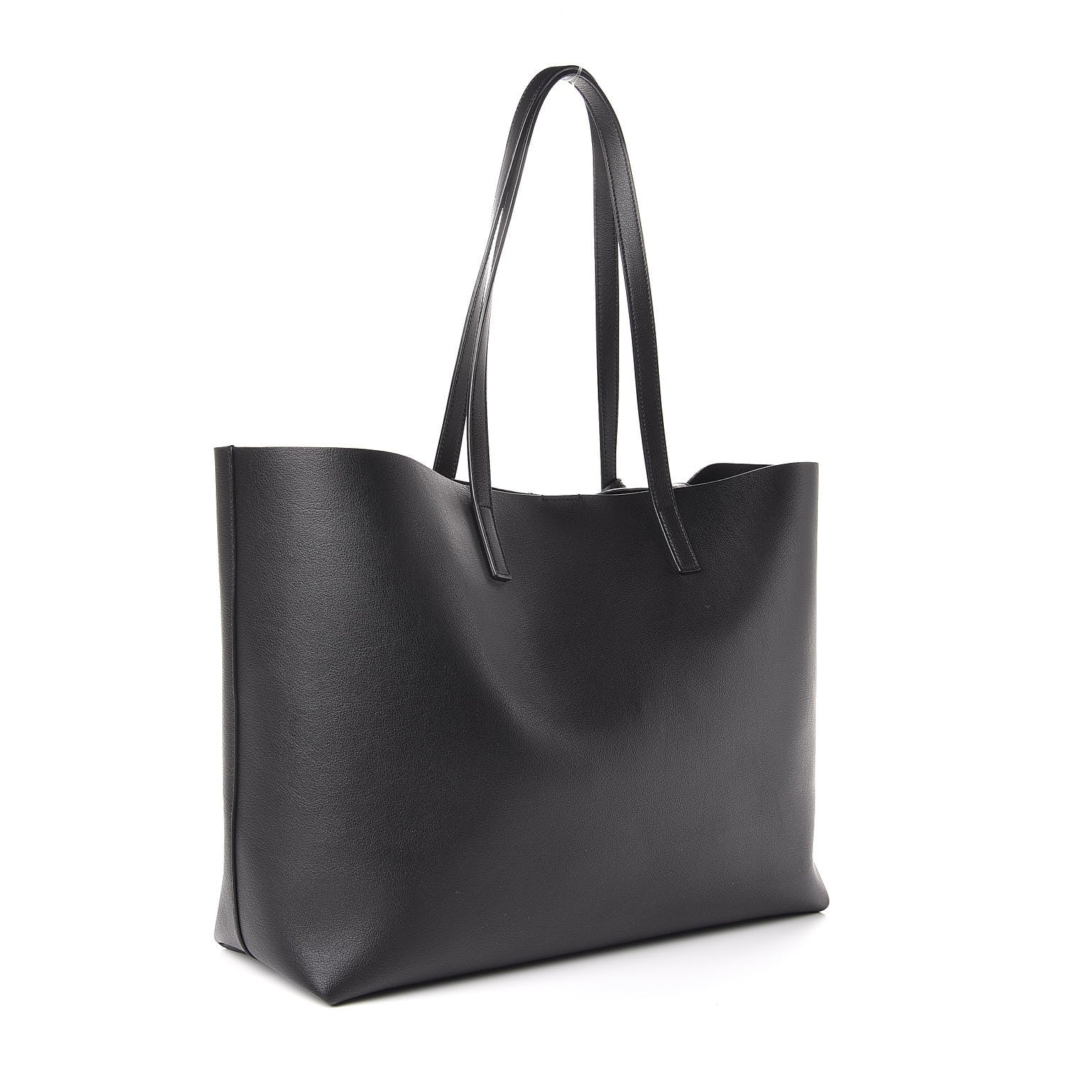 Saint Laurent Calfskin Large Shopping Tote Black 4 of 8