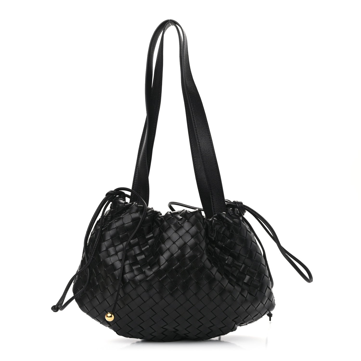 Bottega Veneta Nappa Intrecciato Small Bulb Black 1 of 10