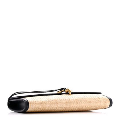 Bottega Veneta Suede Intrecciato Long Andiamo Top Handle Natural Midnight 4 of 7