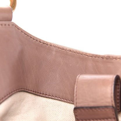 Gucci Calfskin Soft Icon Tote Pink Tan 9 of 16