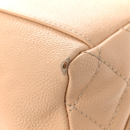 Chanel Caviar Quilted Grand Shopping Tote GST Beige 18 of 20