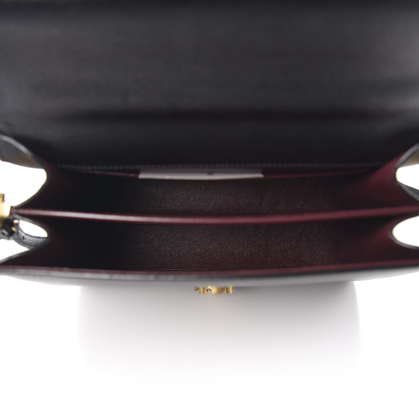 Grain de Poudre Medium Classic Monogram Cassandra Top Handle Black Rouge Legion