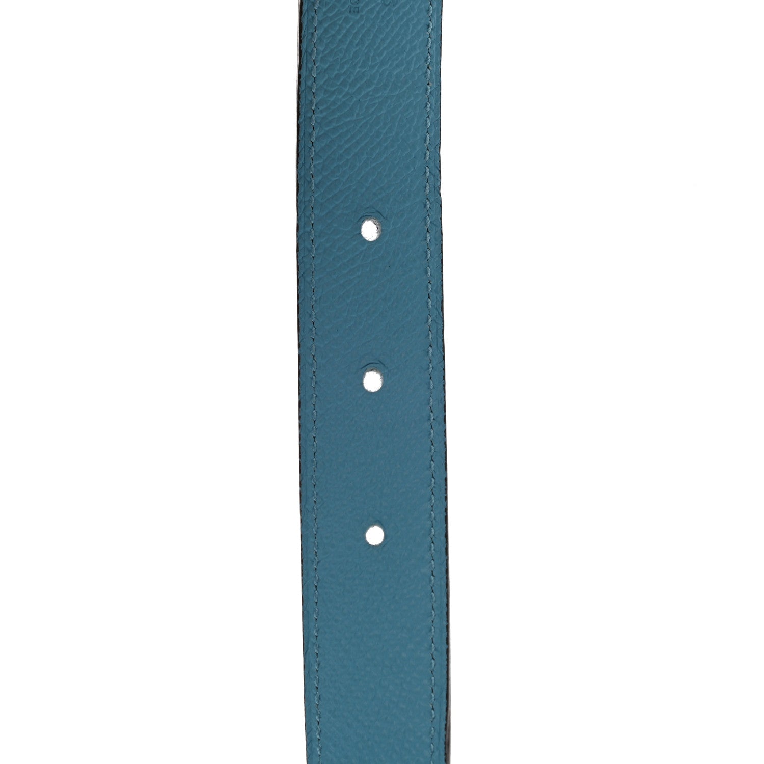 Hermes Swift Epsom 24mm Mors H Belt 85 Bleu Encre Bleu Du Nord 5 of 6