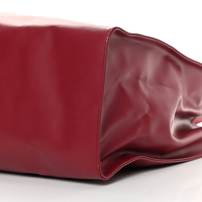 Telfar Vegan Leather Large Shopping Bag Oxblood 10 of 15