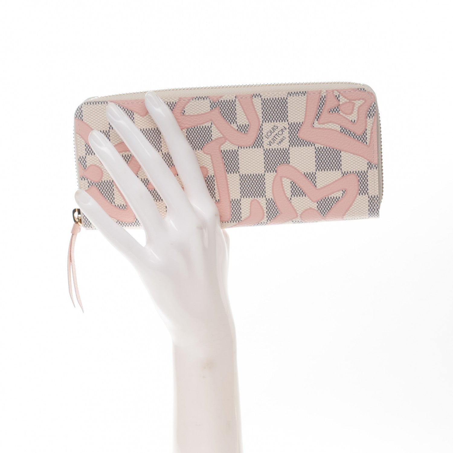 Louis Vuitton Damier Azur Tahitienne Clemence Wallet 2 of 7