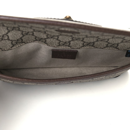 Gucci GG Supreme Monogram Neo Vintage Web Belt Bag Brown 5 of 12