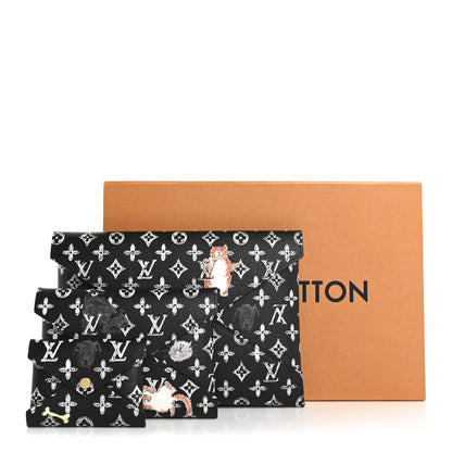 Louis Vuitton Catogram Kirigami Pochette Set Black 15 of 15