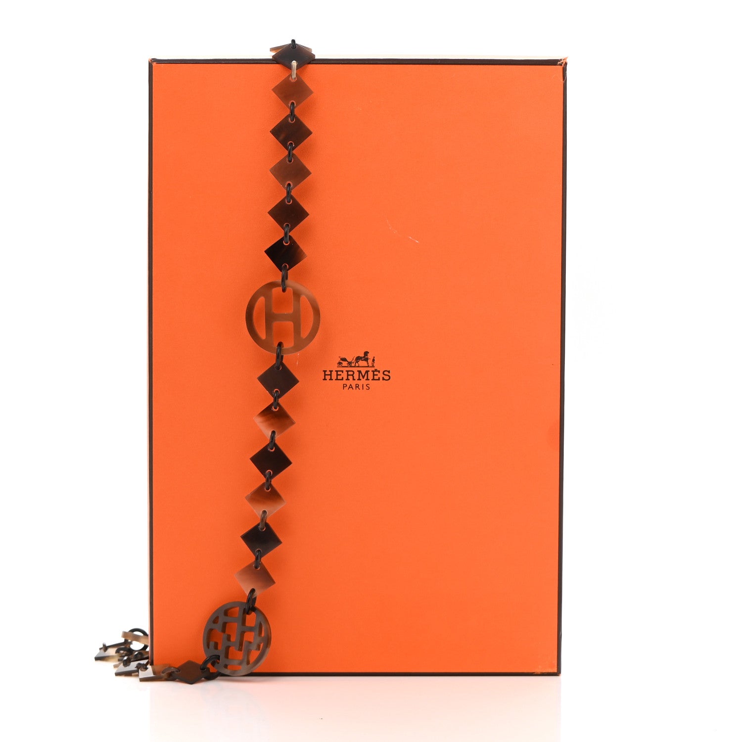 Hermes Buffalo Horn Lacquer Lena Necklace 6 of 6